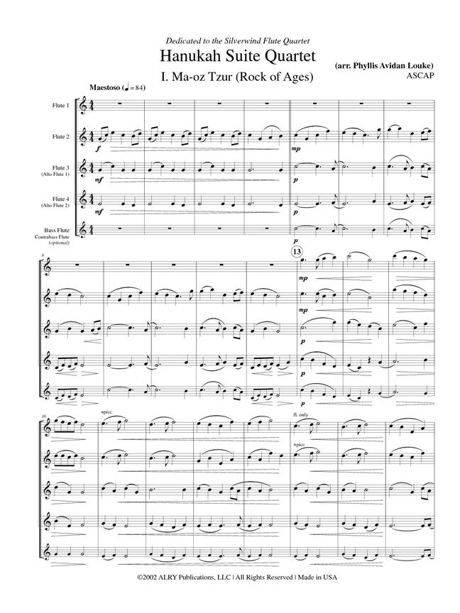 Hanukah Suite Quartet
